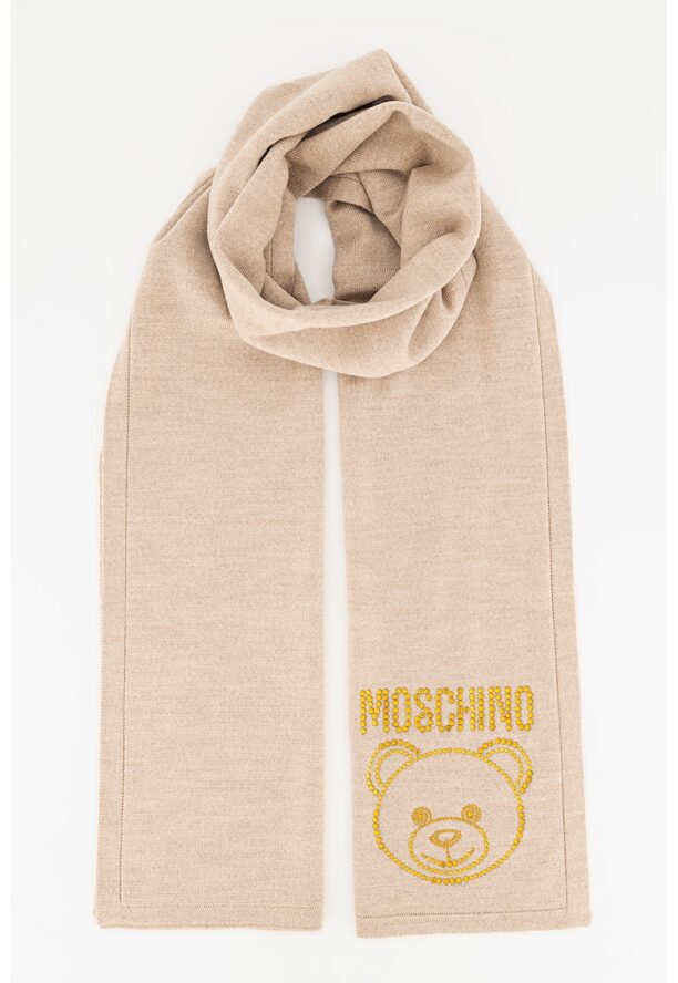 Вълнен шал с лого Moschino