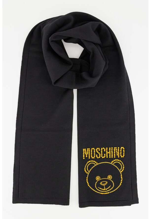 Вълнен шал с лого Moschino