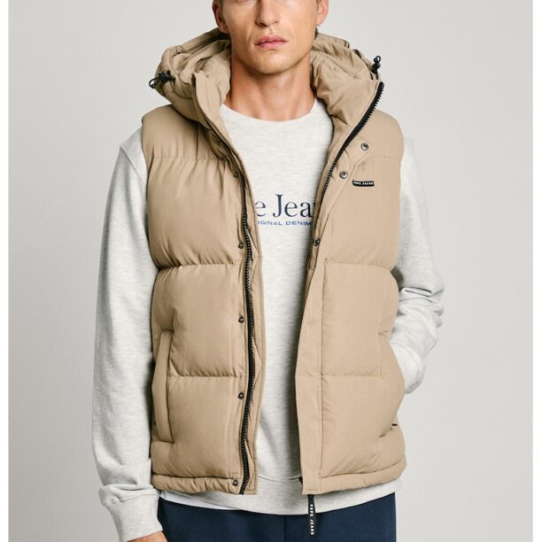 Елек с качулка Pepe Jeans London