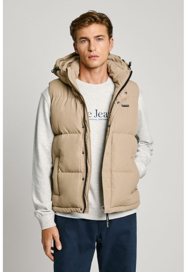 Елек с качулка Pepe Jeans London