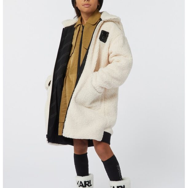 Зимно двулицево яке KARL LAGERFELD KIDS