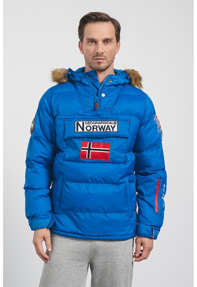 Зимно яке Bilboquet с качулка - без закопчаване Geographical Norway