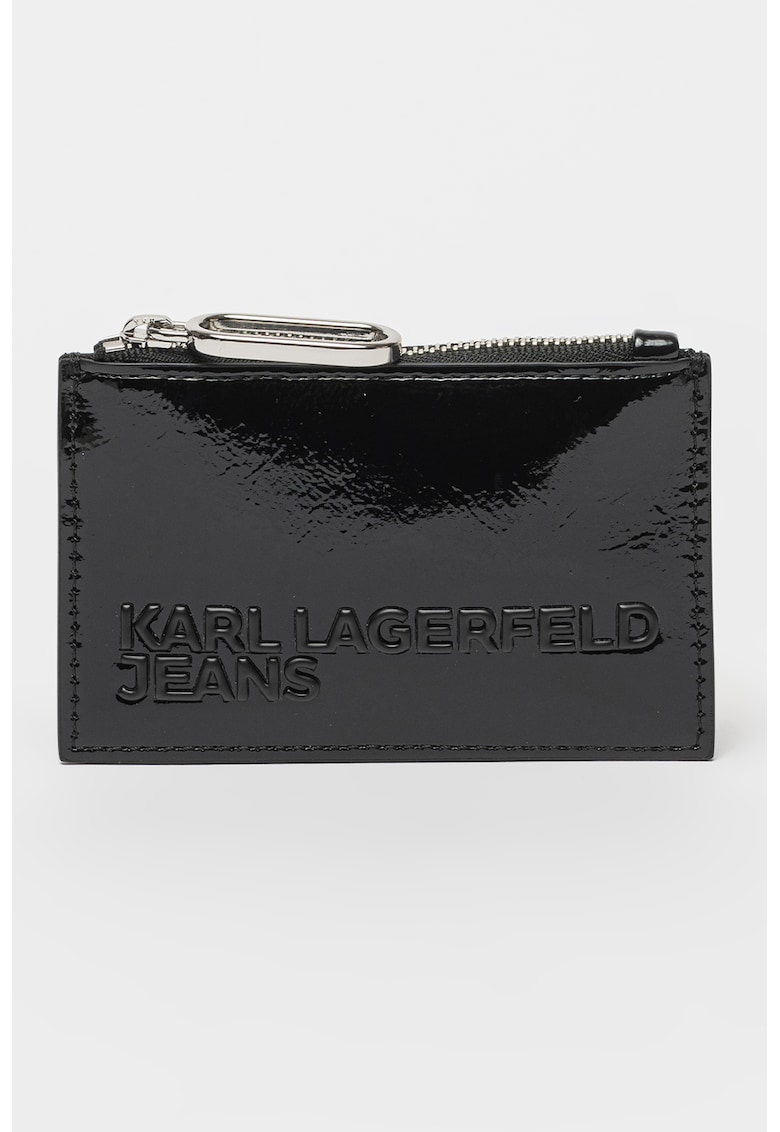 Калъф за карти от еко кожа с лого KARL LAGERFELD JEANS