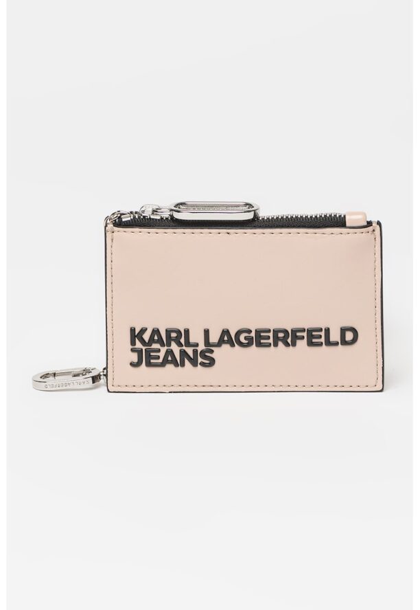 Калъф за карти от еко кожа с лого KARL LAGERFELD JEANS