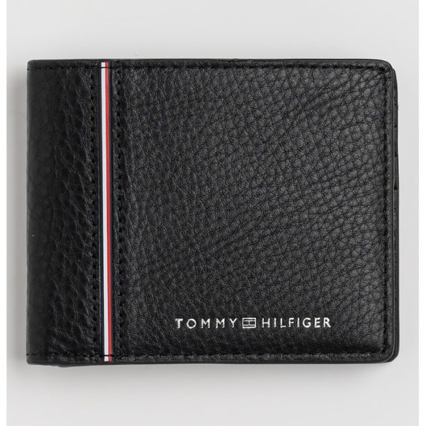 Кожен портфейл Business Corporate с двойно прегъване Tommy Hilfiger