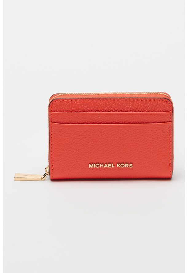 Кожен портфейл с метално лого Michael Kors