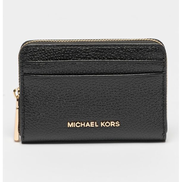 Кожен портфейл с метално лого Michael Kors