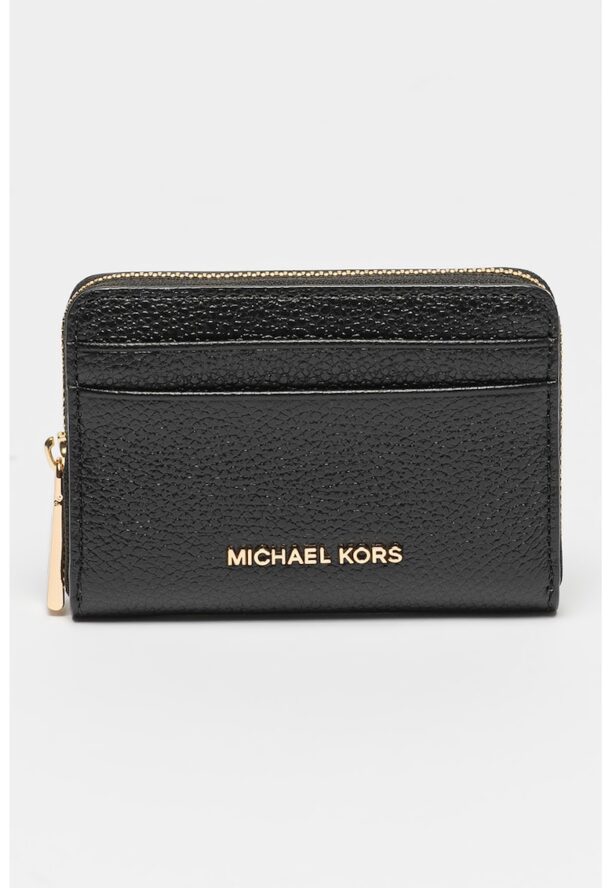 Кожен портфейл с метално лого Michael Kors