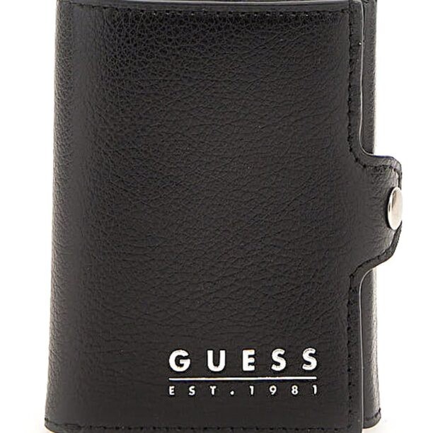 Кожен портфейл с тройно прегъване GUESS