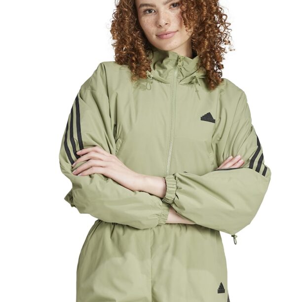 Късо яке с лого adidas Sportswear