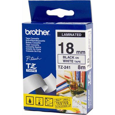 Ламинирана лента Brother TZ-E241 Tape Black on White