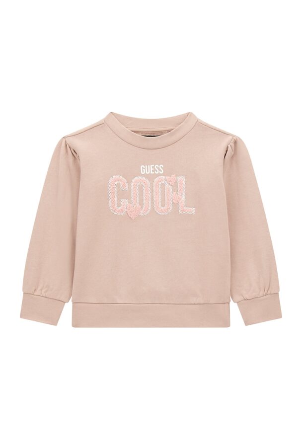 Памучен суитшърт с надпис GUESS KIDS