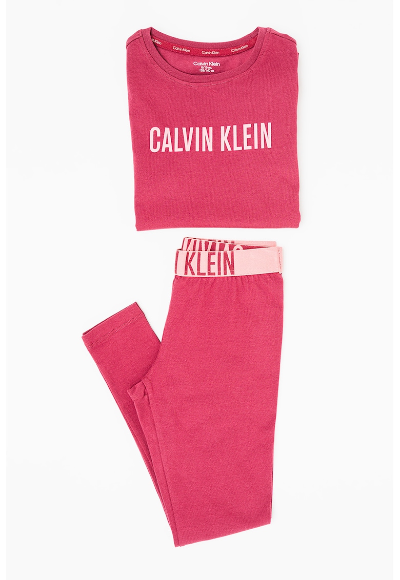 Памучна пижама с лого CALVIN KLEIN