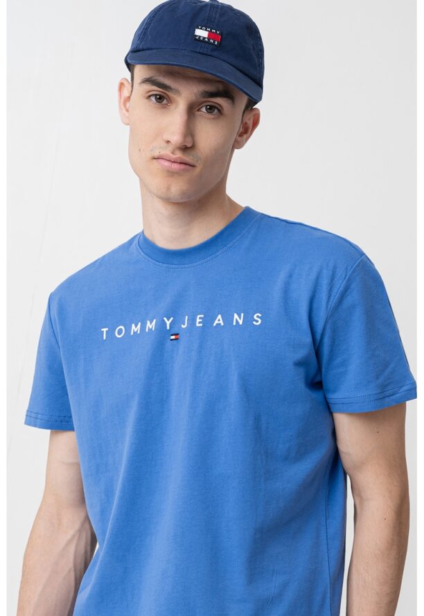 Памучна тениска с бродирано лого Tommy Jeans