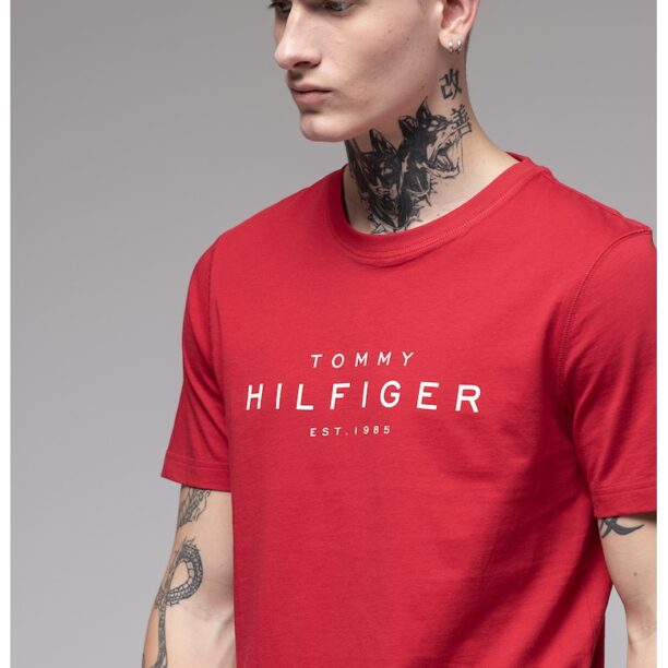 Памучна тениска с лого Tommy Hilfiger