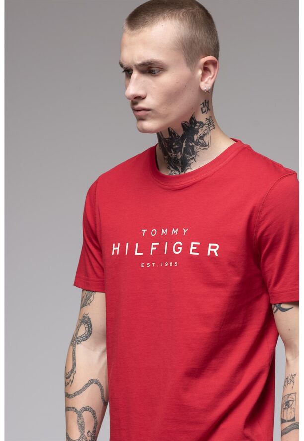 Памучна тениска с лого Tommy Hilfiger