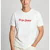 Памучна тениска с овално деколте Pepe Jeans London