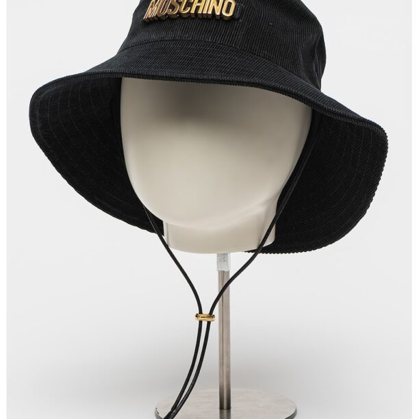 Памучна шапка с лого Moschino