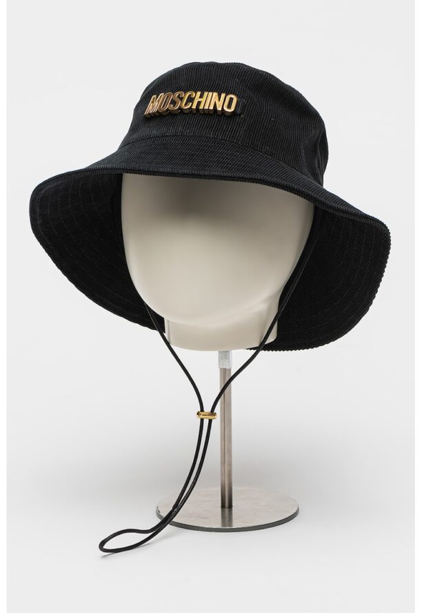 Памучна шапка с лого Moschino