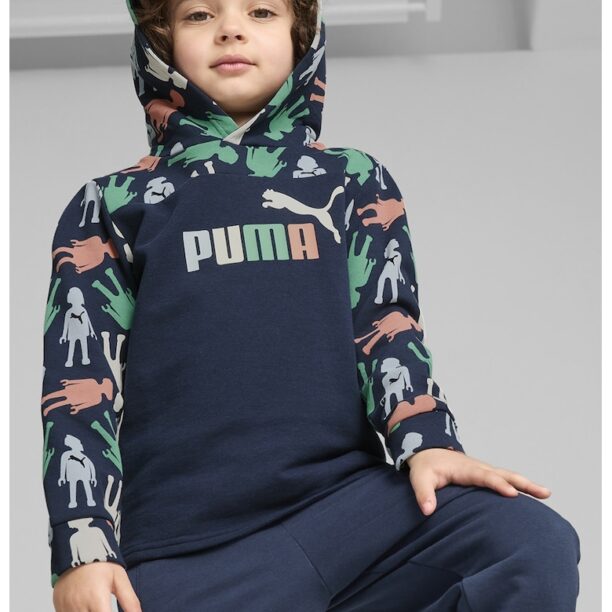 Памучно худи Playmobil с принт Puma