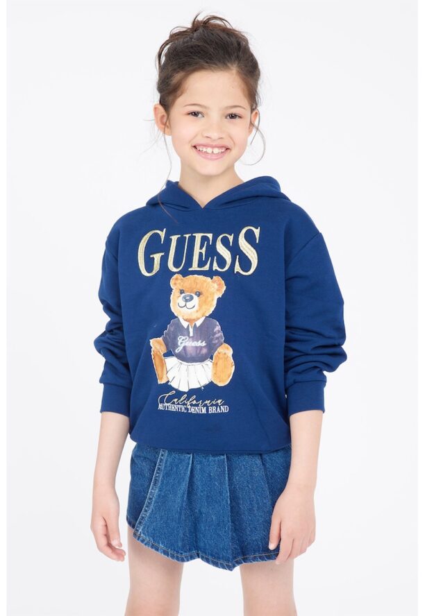 Памучно худи с бродерия GUESS KIDS