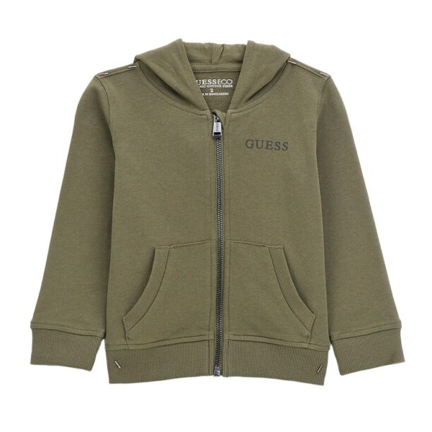 Памучно худи с цип GUESS KIDS