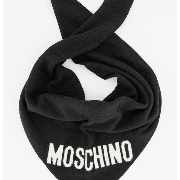 Плетен шал с вълна Moschino