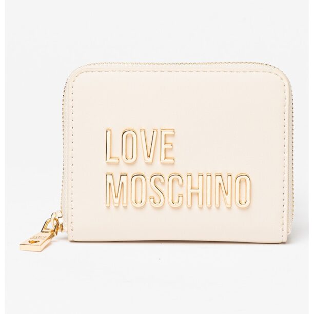 Портфейл от еко кожа с метално лого Love Moschino