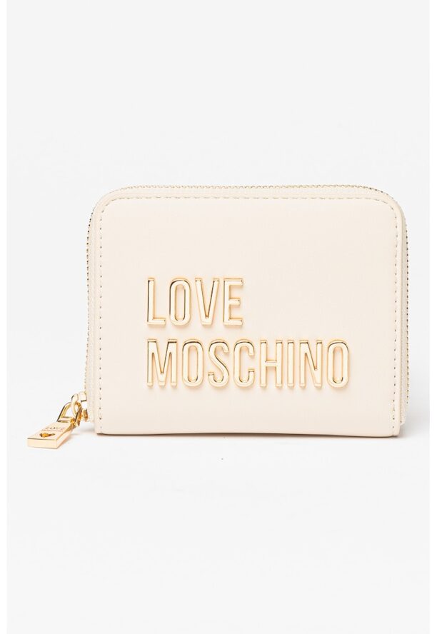 Портфейл от еко кожа с метално лого Love Moschino