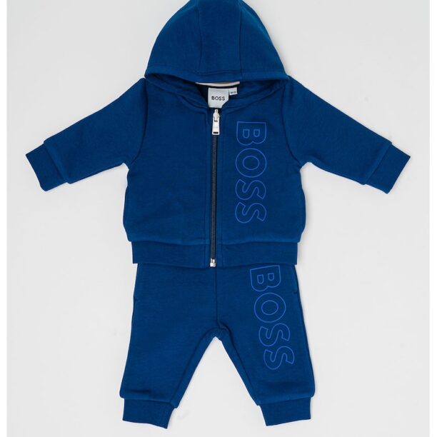 Спортен екип с памук с лого BOSS Kidswear