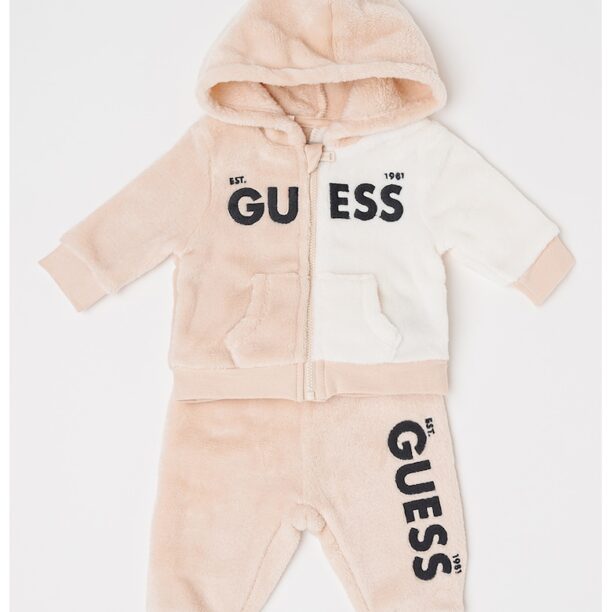 Спортен екип с цип и качулка GUESS KIDS