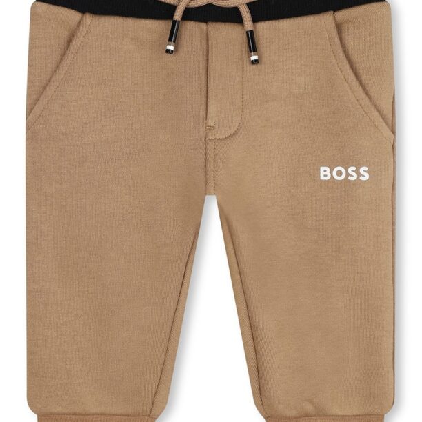 Спортен панталон с лого BOSS Kidswear