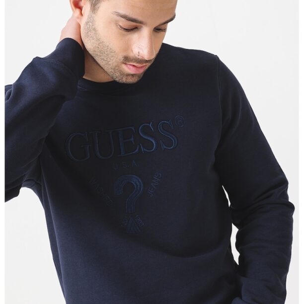 Суитшърт с бродирано лого GUESS