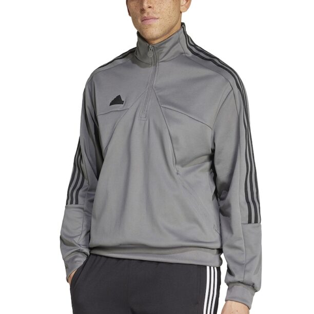 Суитшърт с къс цип и джобове adidas Sportswear