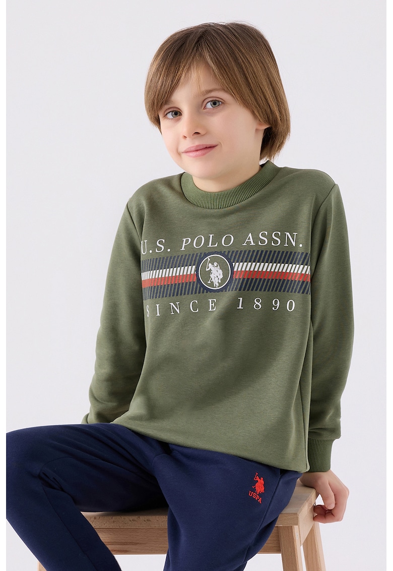 Суитшърт с лого и спортен панталон US Polo Assn