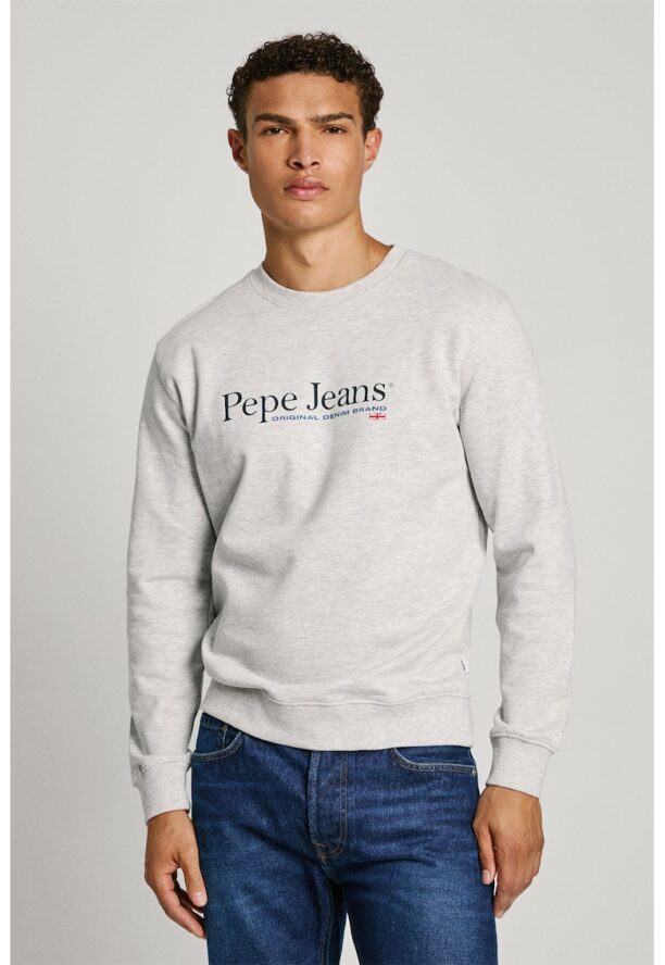 Суитшърт с овално деколте и лого Pepe Jeans London