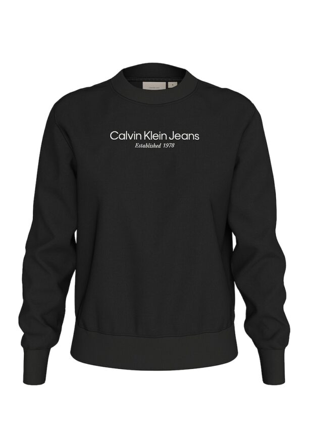 Суитшърт с органичен памук с лого CALVIN KLEIN JEANS