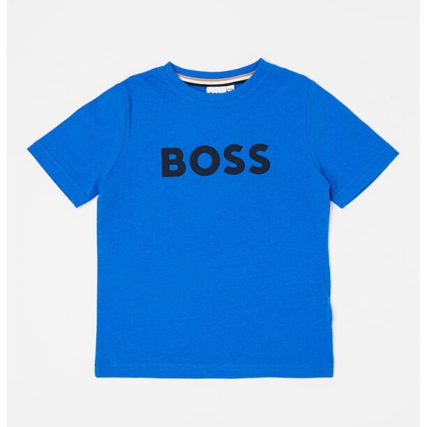 Тениска с лого BOSS Kidswear