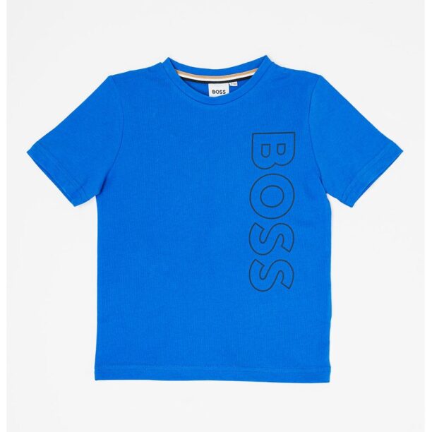 Тениска с лого BOSS Kidswear