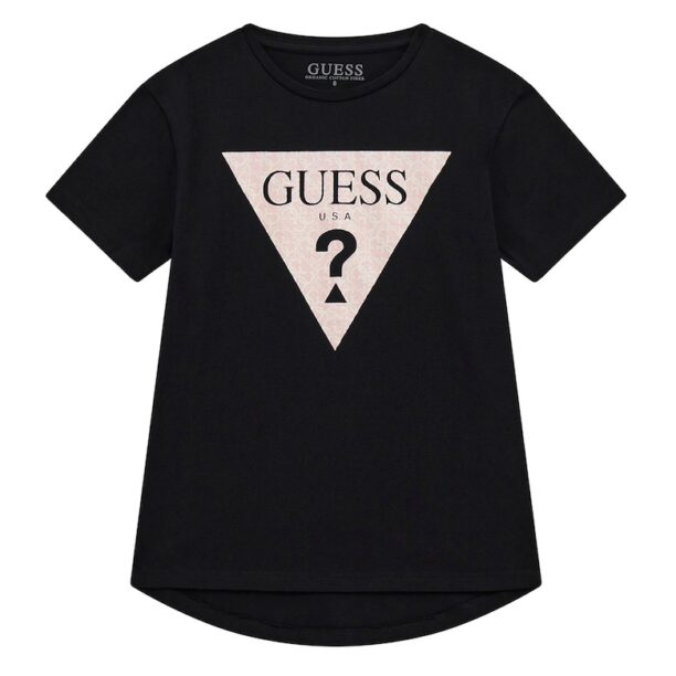 Тениска с овален подгъв GUESS KIDS