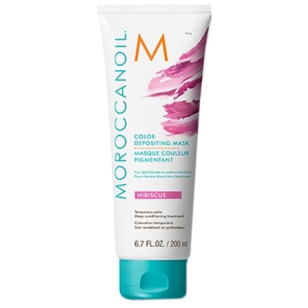 Тонираща маска за коса  Hibiscus за руса коса Moroccanoil