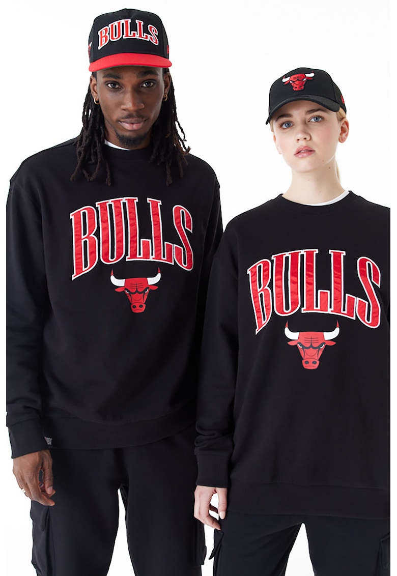 Унисекс суитшърт Chicago Bulls с лого - Черен - New Era