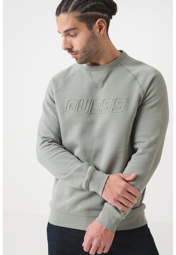 Фитнес суитшърт с овално деколте GUESS