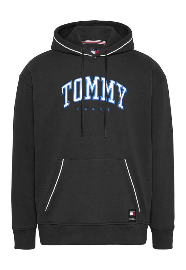 Худи с лого и паднали ръкави Tommy Jeans