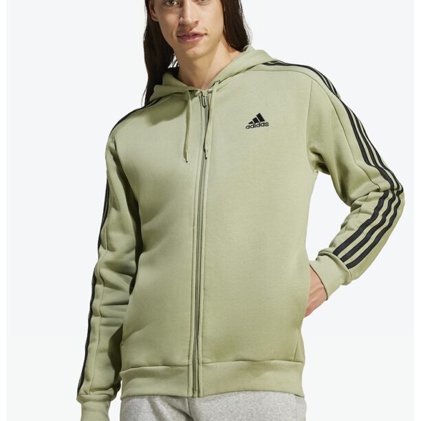 Худи с цип и джобове встрани adidas Sportswear