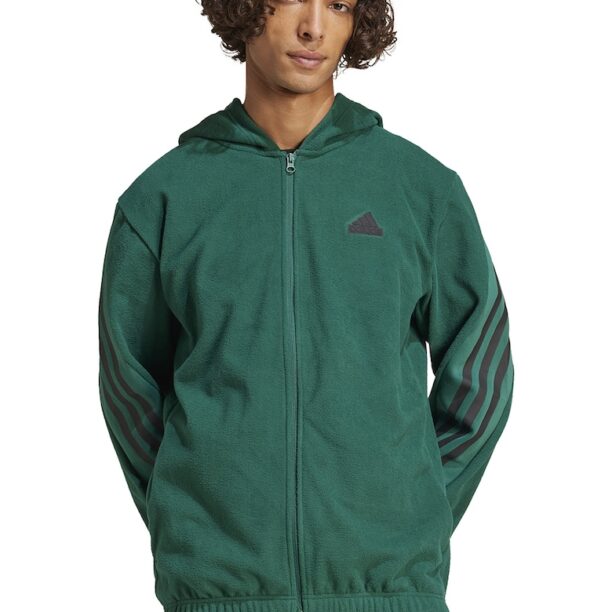 Худи с цип и лого adidas Sportswear