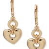 Цинкови обеци Holiday Hearts Anne Klein