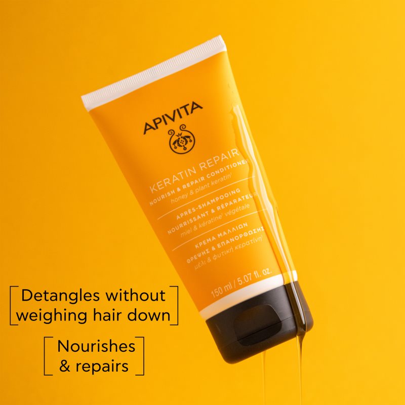 Apivita Keratin Repair Nourish Repair Conditioner кератинов възстановяващ балсам за суха и увредена коса 150 мл. на ниска цена