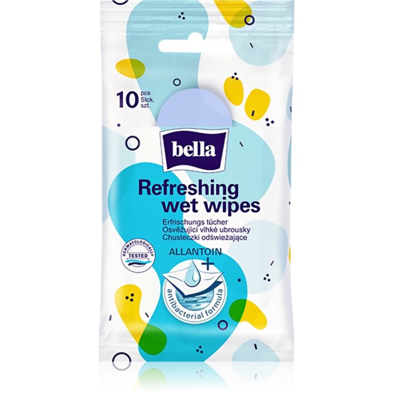 BELLA Refreshing wet wipes освежаващи мокри кърпички 10 бр.