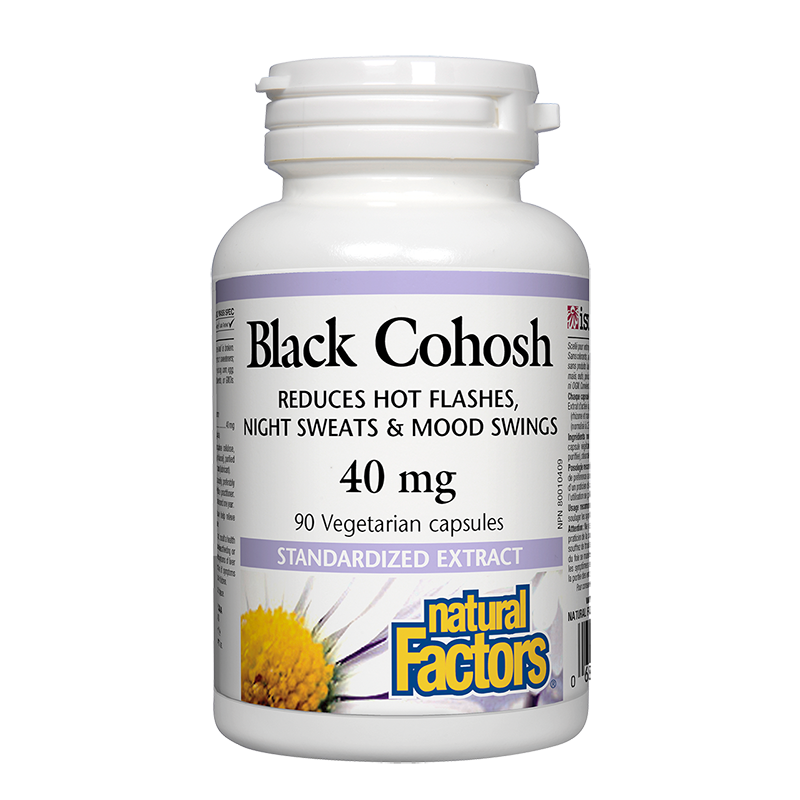 Black Cohosh/ Гроздовиден ресник 40 mg х 90 капсули Natural Factors